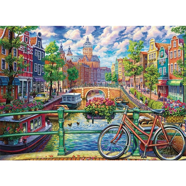 Диамантен гоблен - Амстердам 30 х 40 см
